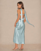 Women's Woven Polyester Maxi Dress Dresses - RIHOAS