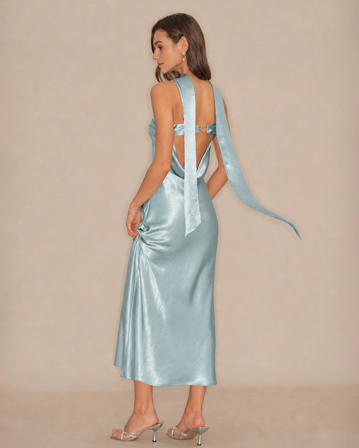 Women's Woven Polyester Maxi Dress Dresses - RIHOAS