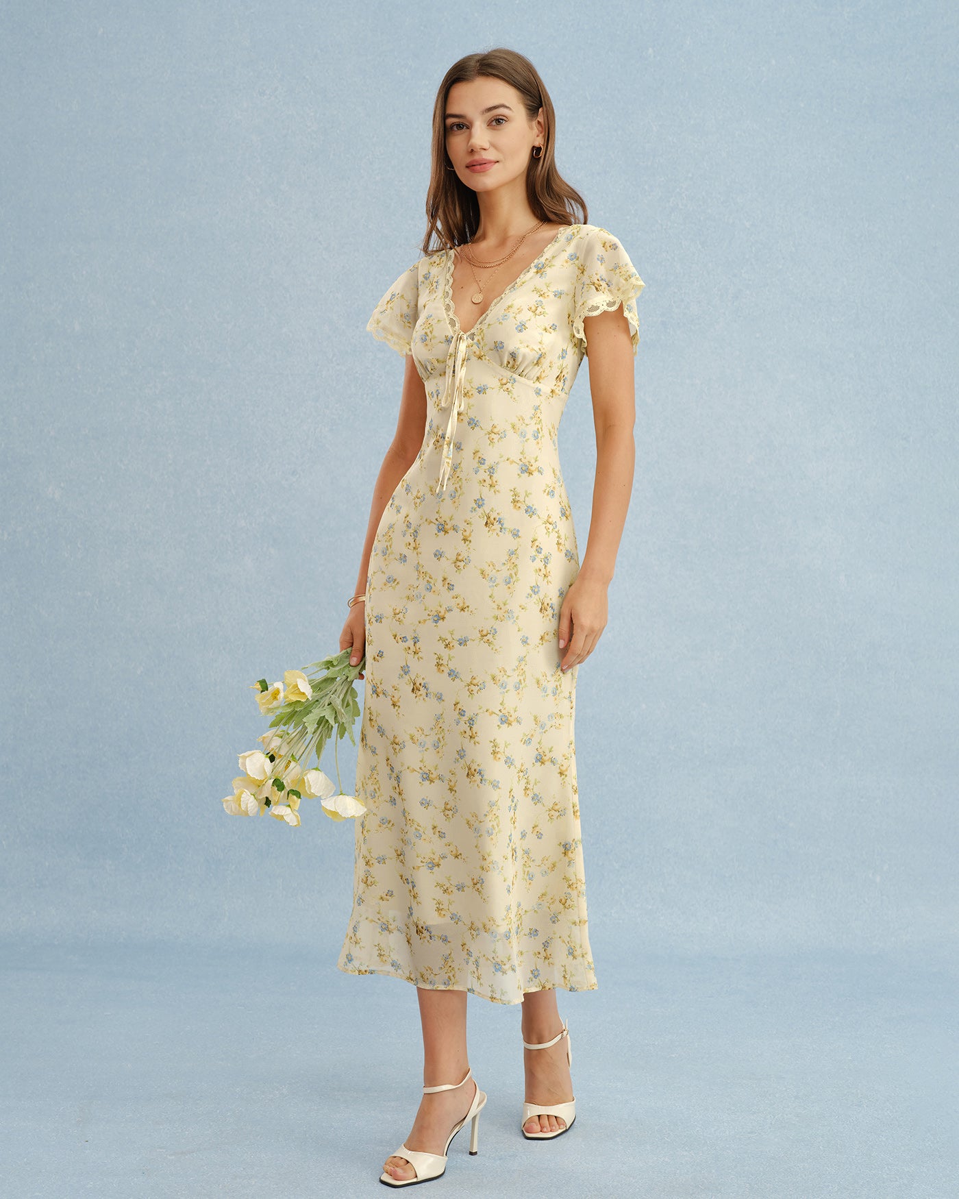Women's Woven Polyester Maxi Dress Dresses - RIHOAS