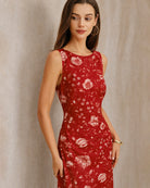 Women's Woven Polyester Maxi Dress Dresses - RIHOAS