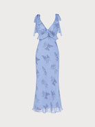 Women's Woven Polyester  Maxi Dress Dresses - RIHOAS