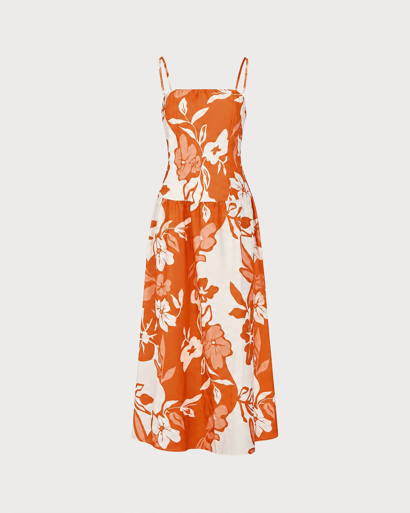 Orange Floral Slip A-Line Maxi Dress & Reviews - Orange - Dresses Orange Floral Slip A-Line Maxi Dress & Reviews - Orange - Dresses