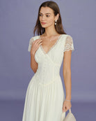 Women's Woven Polyester Maxi Dress - RIHOAS