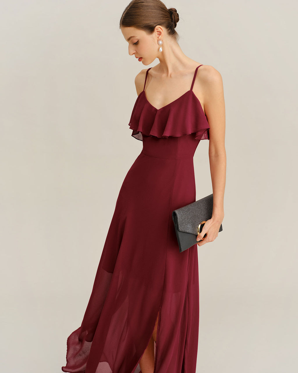 Women's Woven Polyester Maxi Dress Dresses - RIHOAS