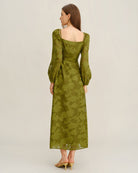 Women's Woven Polyester Maxi Dress - RIHOAS