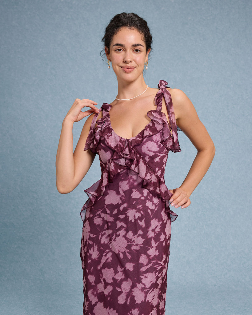 Women's Woven Polyester Maxi Dress Dresses - RIHOAS