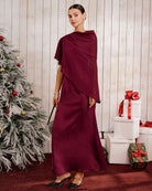Women's Woven Polyester Maxi Dress Dresses - RIHOAS