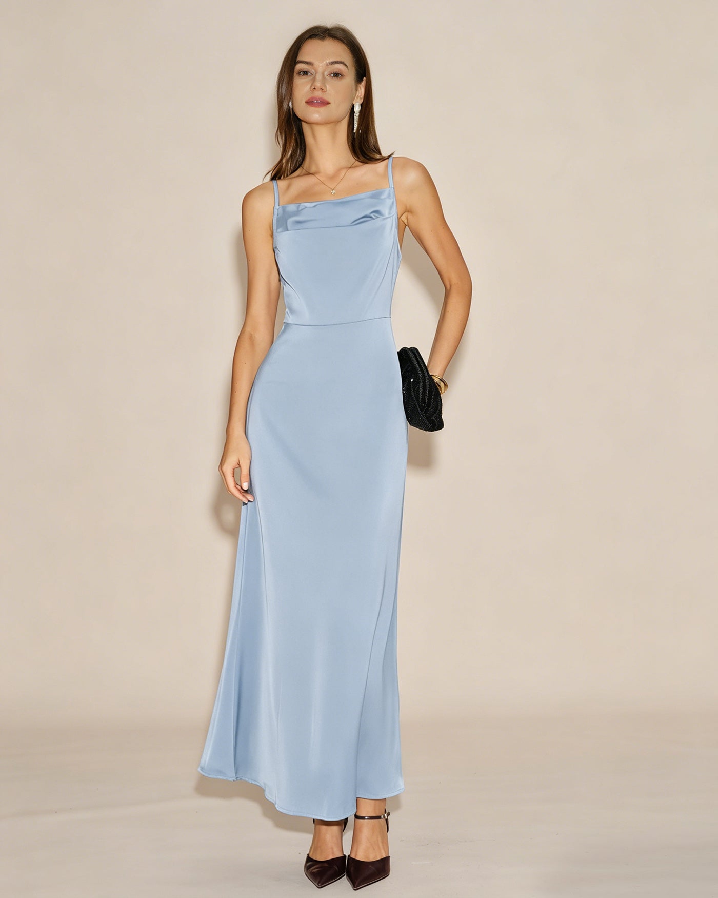 Light Blue Slip A-Line Maxi Dress & Reviews - Light Blue - Dresses | RIHOAS Light Blue Slip A-Line Maxi Dress & Reviews - Light Blue - Dresses | RIHOAS