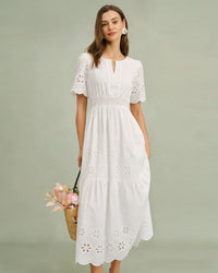 Women's Woven Polyester Maxi Dress Dresses - RIHOAS