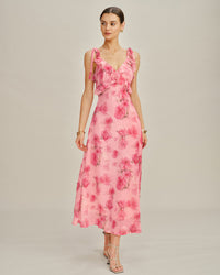 Women's Woven Polyester Maxi Dress Dresses - RIHOAS