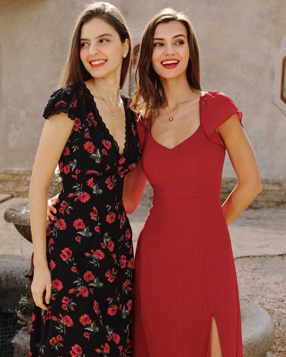 Women's Woven Polyester Maxi Dress Dresses - RIHOAS