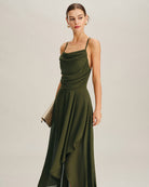 Women's Woven Polyester Maxi Dress Dresses - RIHOAS