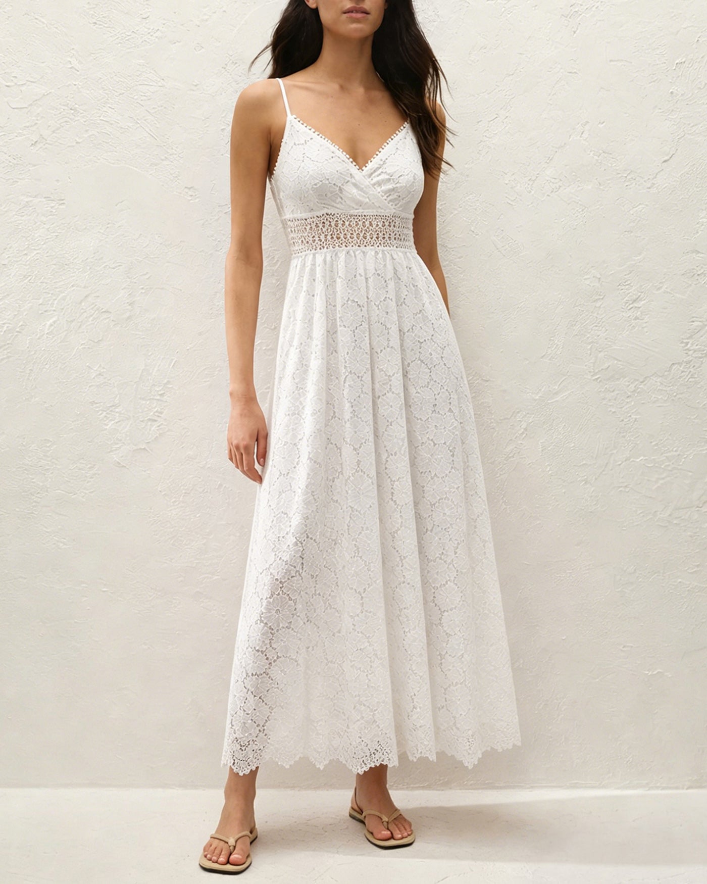 White Textured Cut Out Slip Maxi Dress & Reviews - White - Dresses | RIHOAS White Textured Cut Out Slip Maxi Dress & Reviews - White - Dresses | RIHOAS