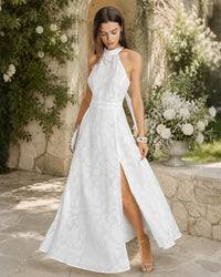 Women's Woven Polyester Maxi Dress Dresses - RIHOAS