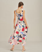 Women's Woven Polyester Maxi Dress Dresses - RIHOAS