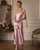 Women's Woven Polyester Maxi Dress Dresses - RIHOAS