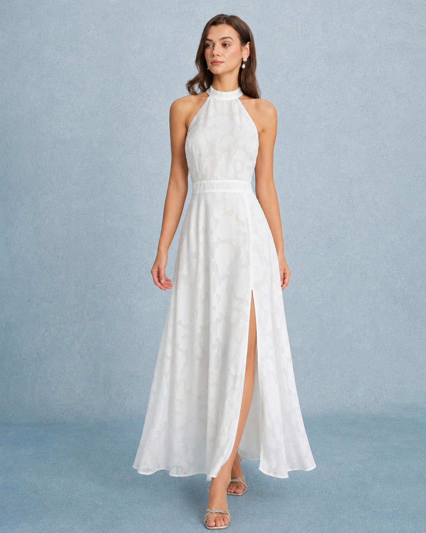 Women's Woven Polyester Maxi Dress Dresses - RIHOAS