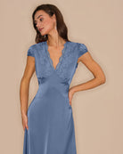 Women's Woven Polyester Maxi Dress Dresses - RIHOAS