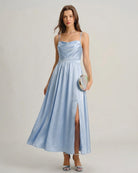 Women's Woven Polyester Maxi Dress Dresses - RIHOAS