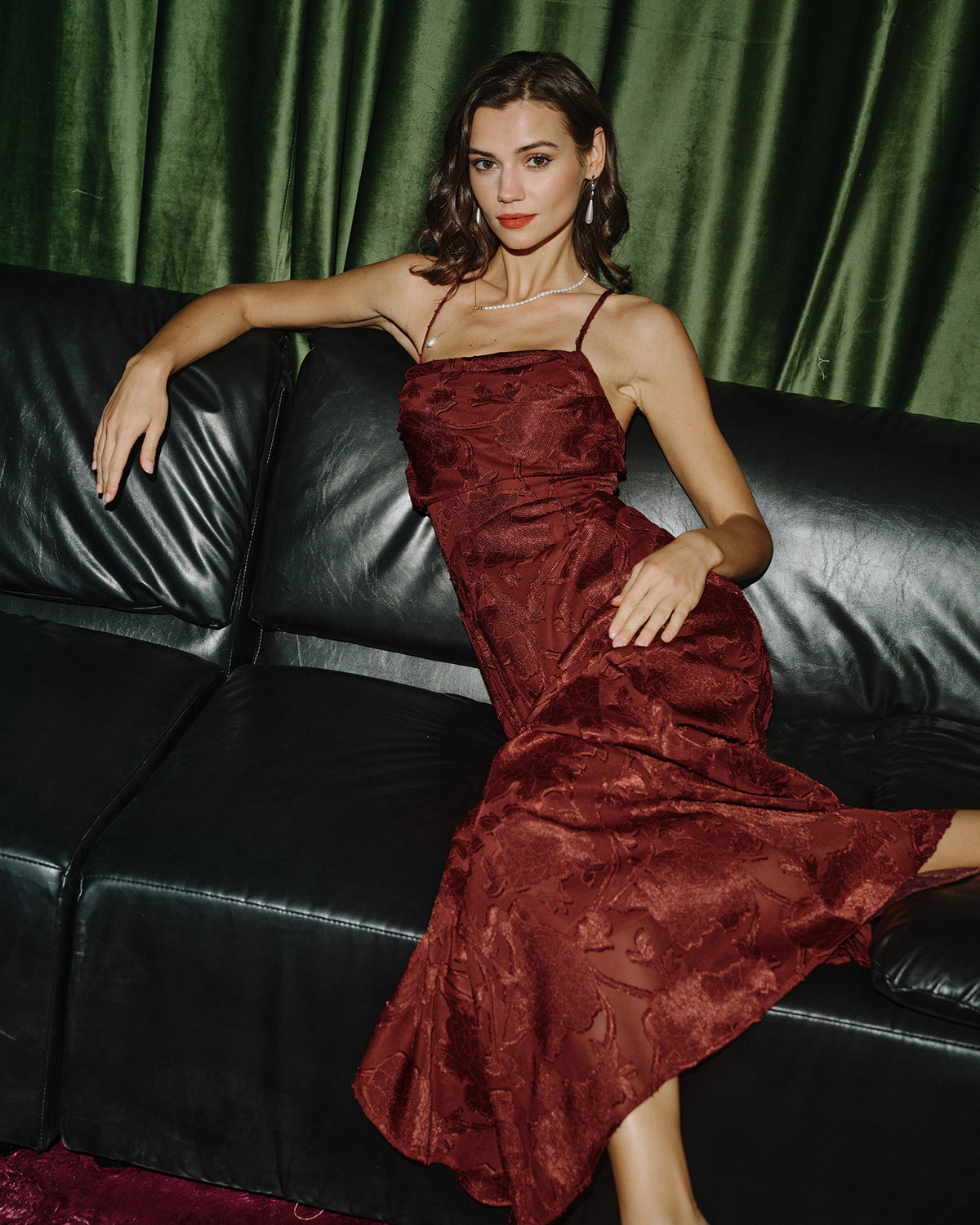 Women's Woven Polyester Maxi Dress Dresses - RIHOAS