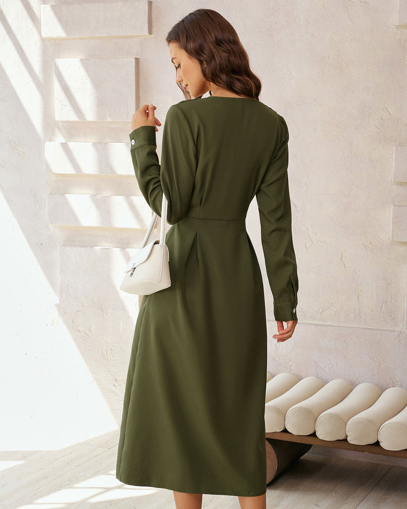 Women's Woven Polyester Maxi Dress Dresses - RIHOAS