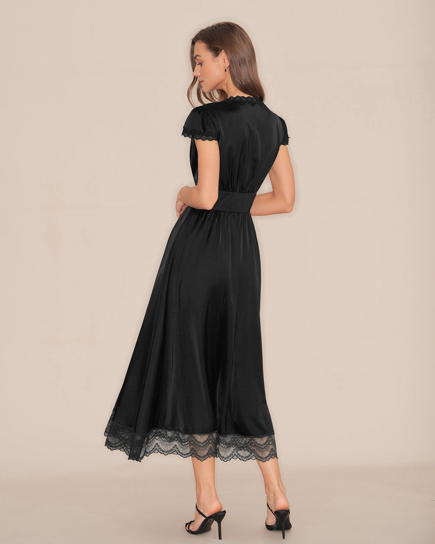 Women's Woven Polyester  Maxi Dress Dresses - RIHOAS