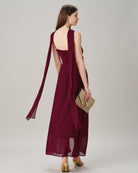 Women's Woven Polyester Maxi Dress Dresses - RIHOAS