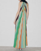 Women's Woven Polyester  Maxi Dress Dresses - RIHOAS