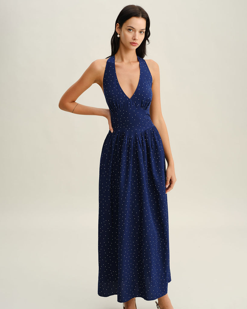 Women's Woven Polyester Maxi Dress Dresses - RIHOAS