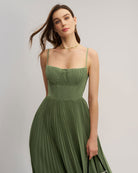 Women's Woven Polyester Maxi Dress Dresses - RIHOAS
