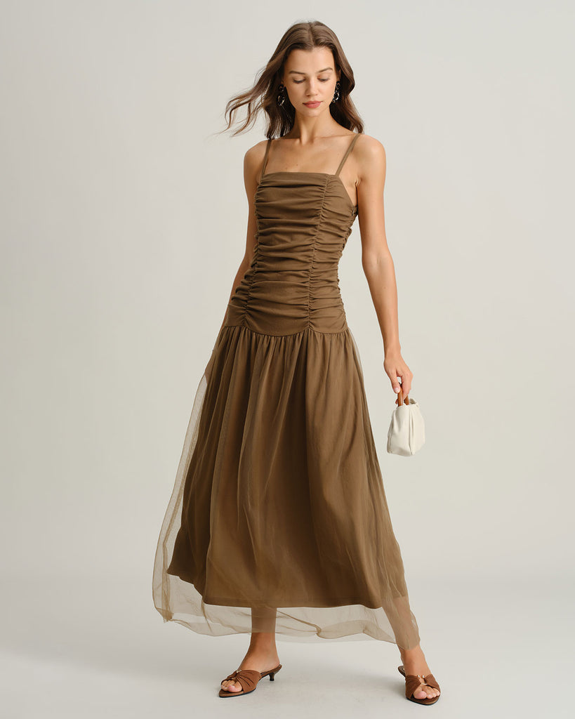 Women's Woven Polyester Maxi Dress Dresses - RIHOAS