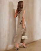 Women's Woven Polyester Maxi Dress Dresses - RIHOAS