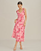 Women's Woven Polyester Maxi Dress Dresses - RIHOAS