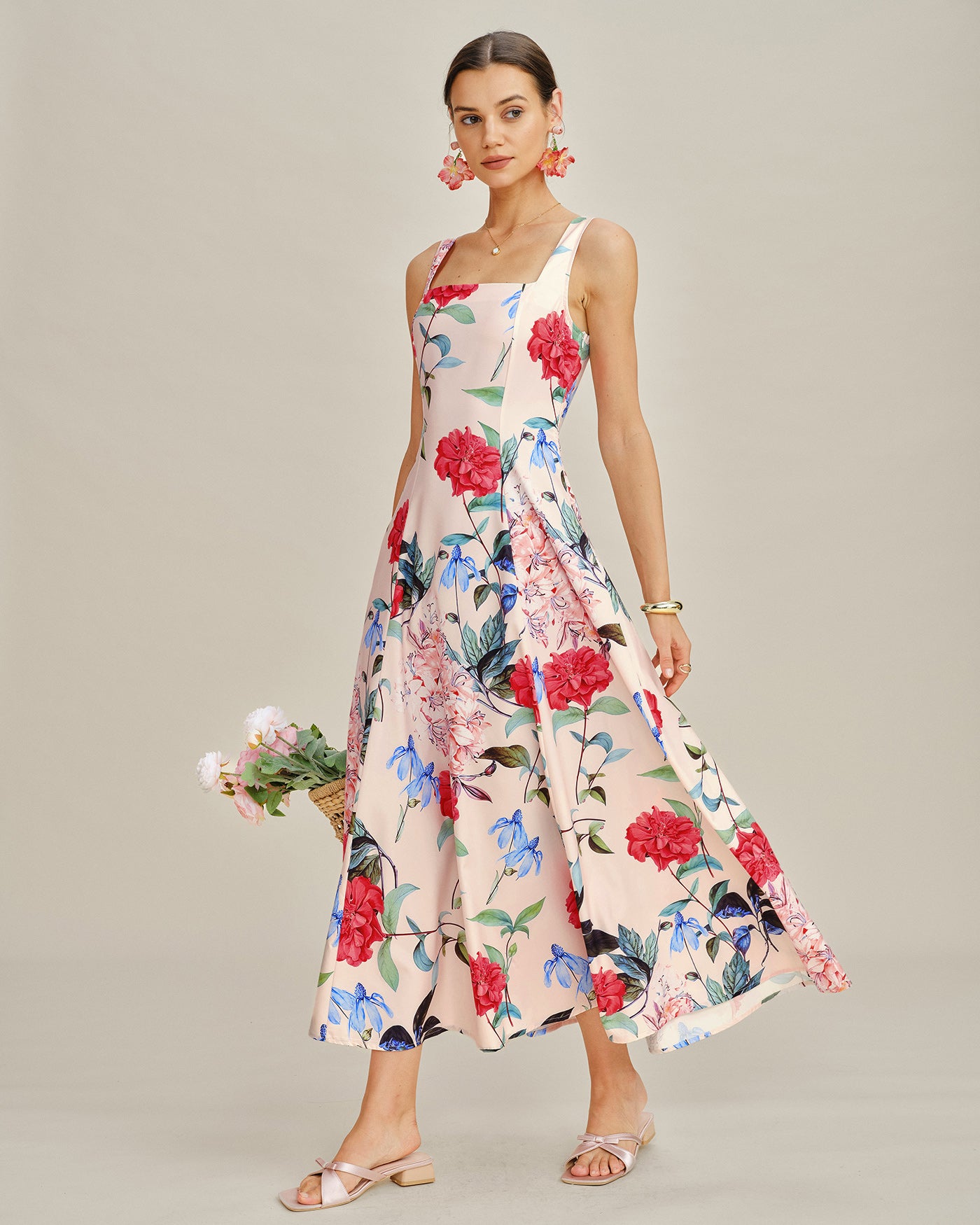 Floral A-Line Sleeveless Maxi Dress & Reviews - Multi - Dresses | RIHOAS Floral A-Line Sleeveless Maxi Dress & Reviews - Multi - Dresses | RIHOAS
