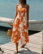 Women's  Woven Polyester Maxi Dress Dresses - RIHOAS