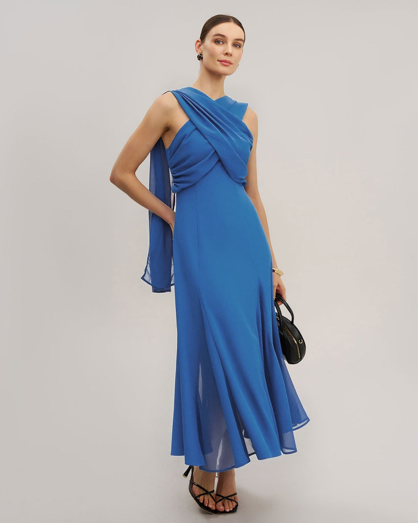 Women's Woven Polyester Maxi Dress Dresses - RIHOAS