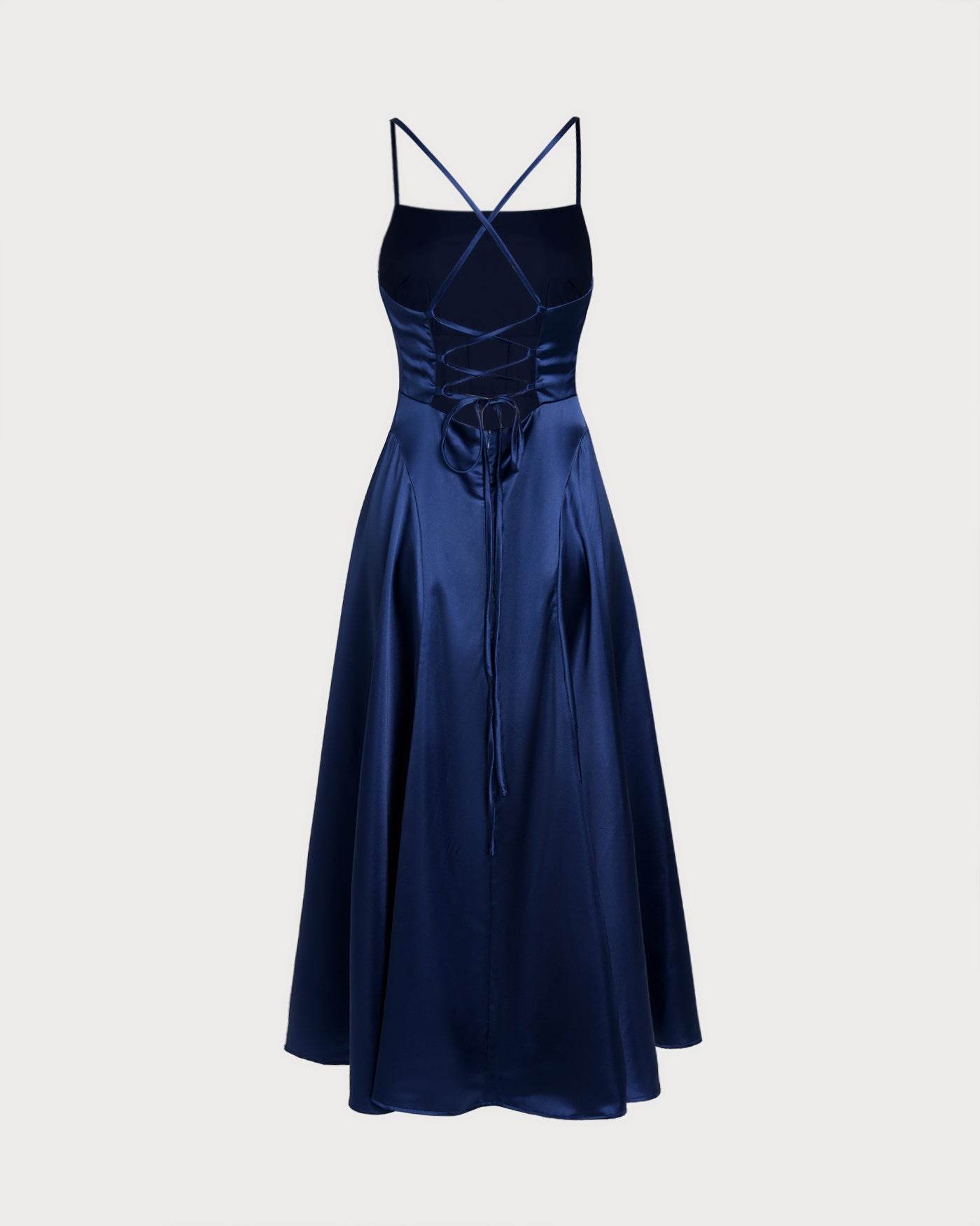 Navy Satin Slip Maxi Dress & Reviews - Navy - Dresses | RIHOAS Navy Satin Slip Maxi Dress & Reviews - Navy - Dresses | RIHOAS