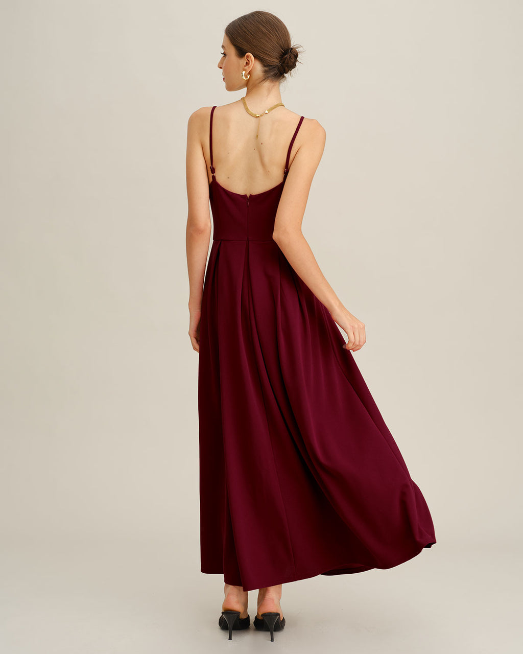 Women's Woven Polyester Maxi Dress Dresses - RIHOAS