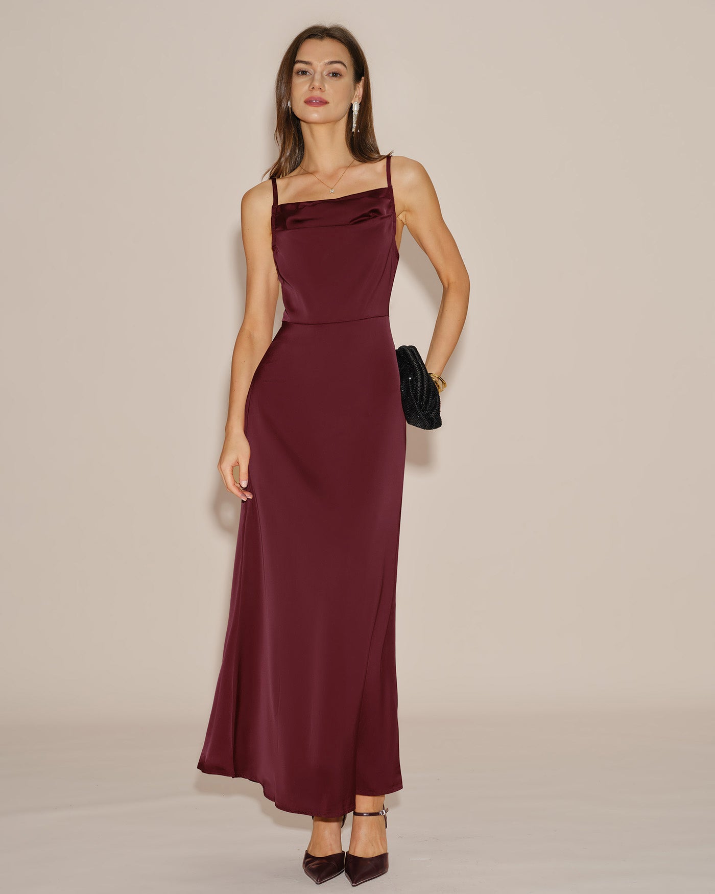 Women's Woven Polyester Maxi Dress Dresses - RIHOAS