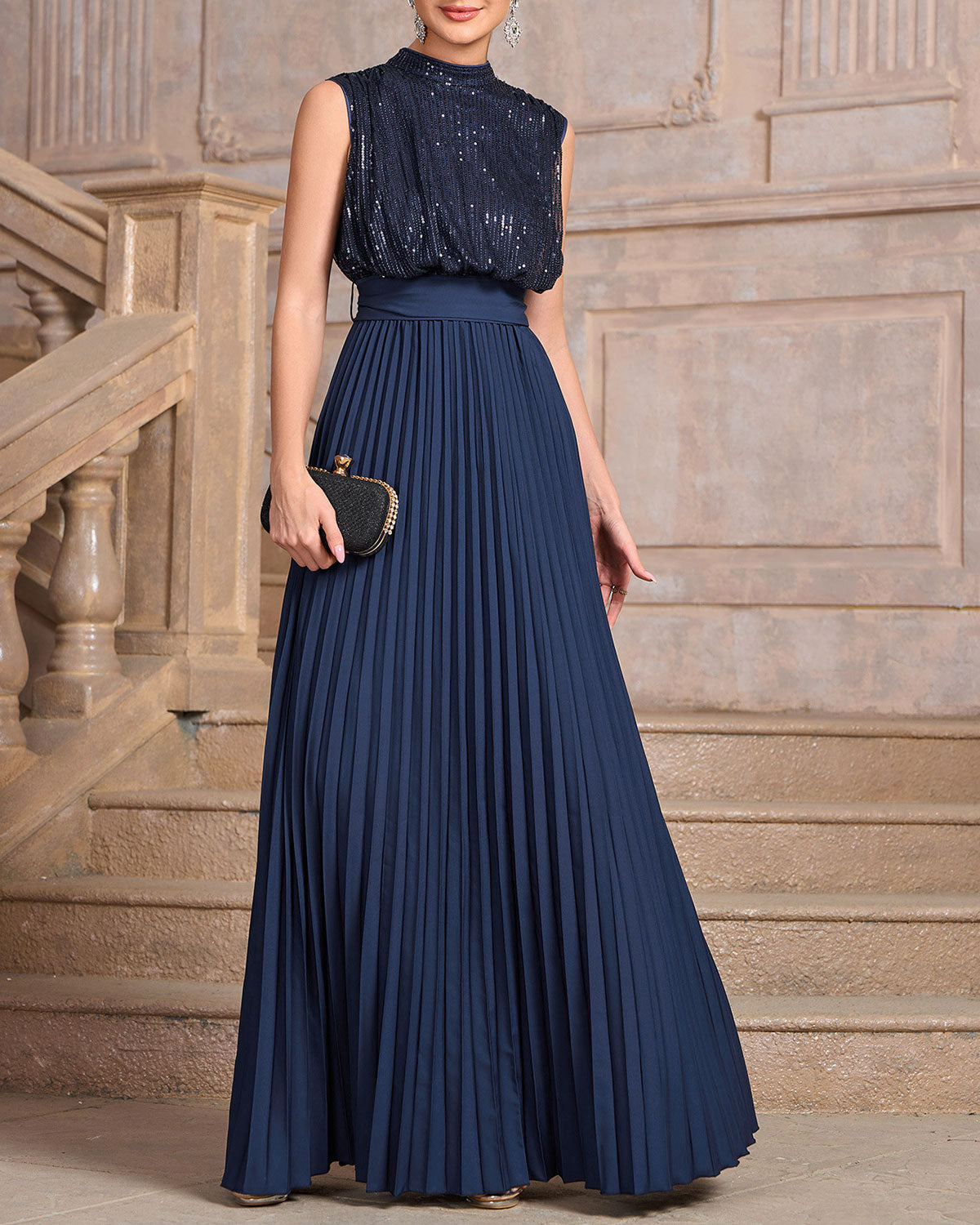 Women's Woven Polyester Maxi Dress Dresses - RIHOAS