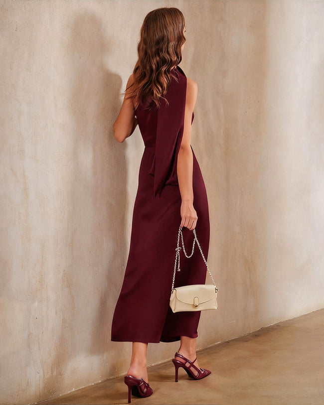 Women's Woven Polyester Maxi Dress Dresses - RIHOAS