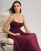 Women's Woven Polyester Maxi Dress Dresses - RIHOAS