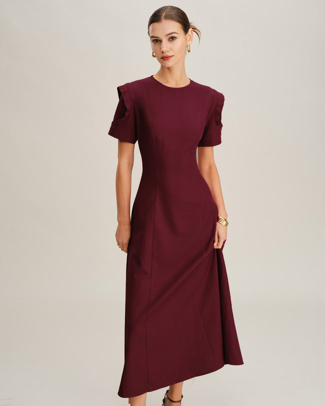Women's Woven Polyester Maxi Dress Dresses - RIHOAS