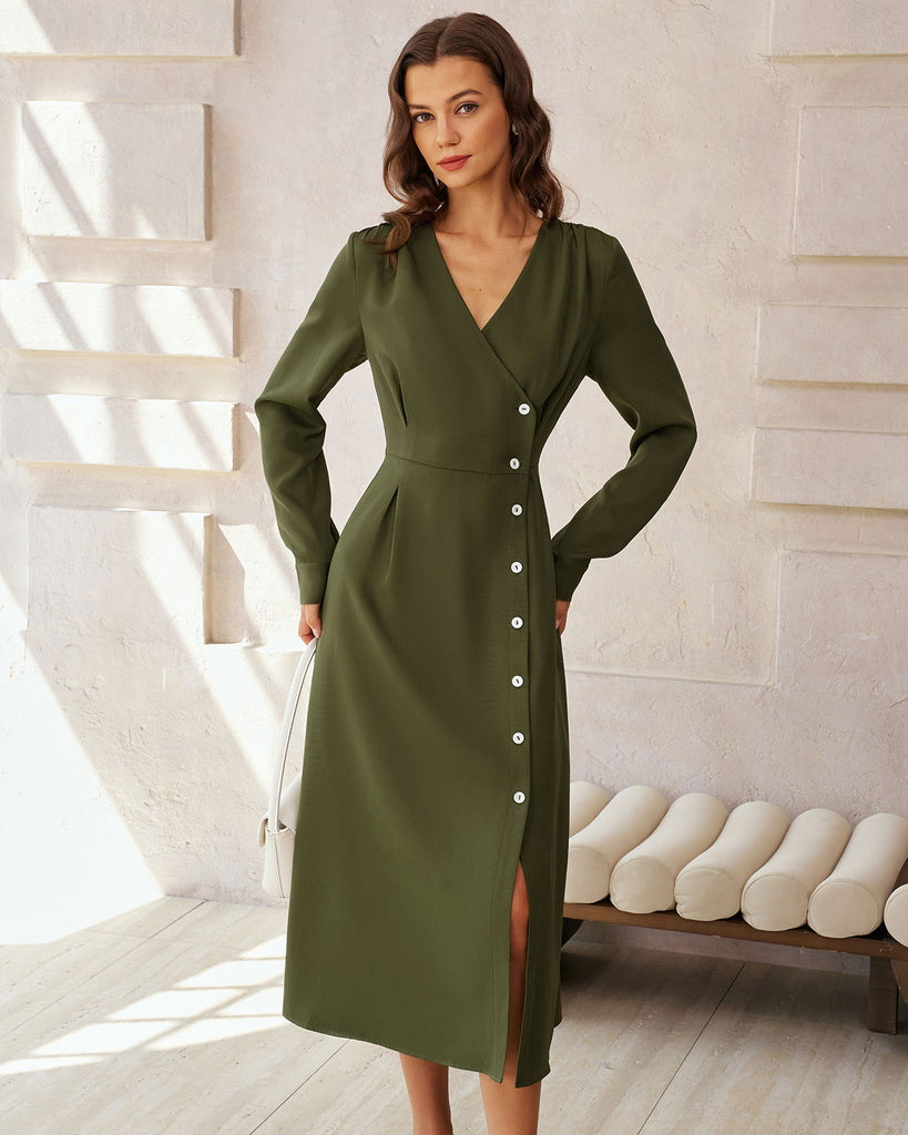 Women's Woven Polyester Maxi Dress Dresses - RIHOAS