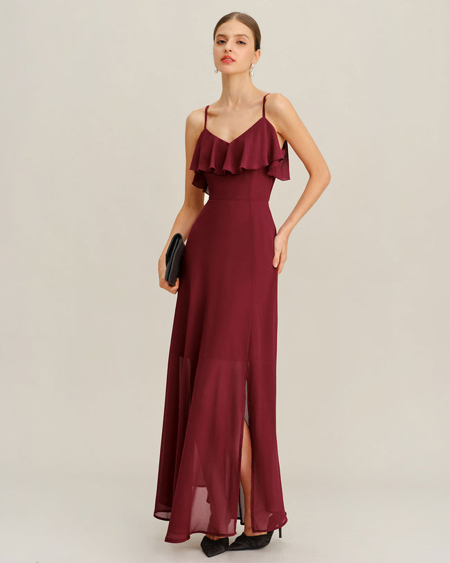 Women's Woven Polyester Maxi Dress Dresses - RIHOAS