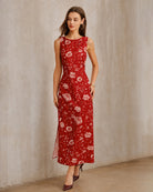 Women's Woven Polyester Maxi Dress Dresses - RIHOAS