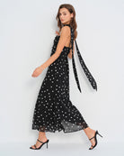 Women's woven polyester Maxi dress Dresses - RIHOAS