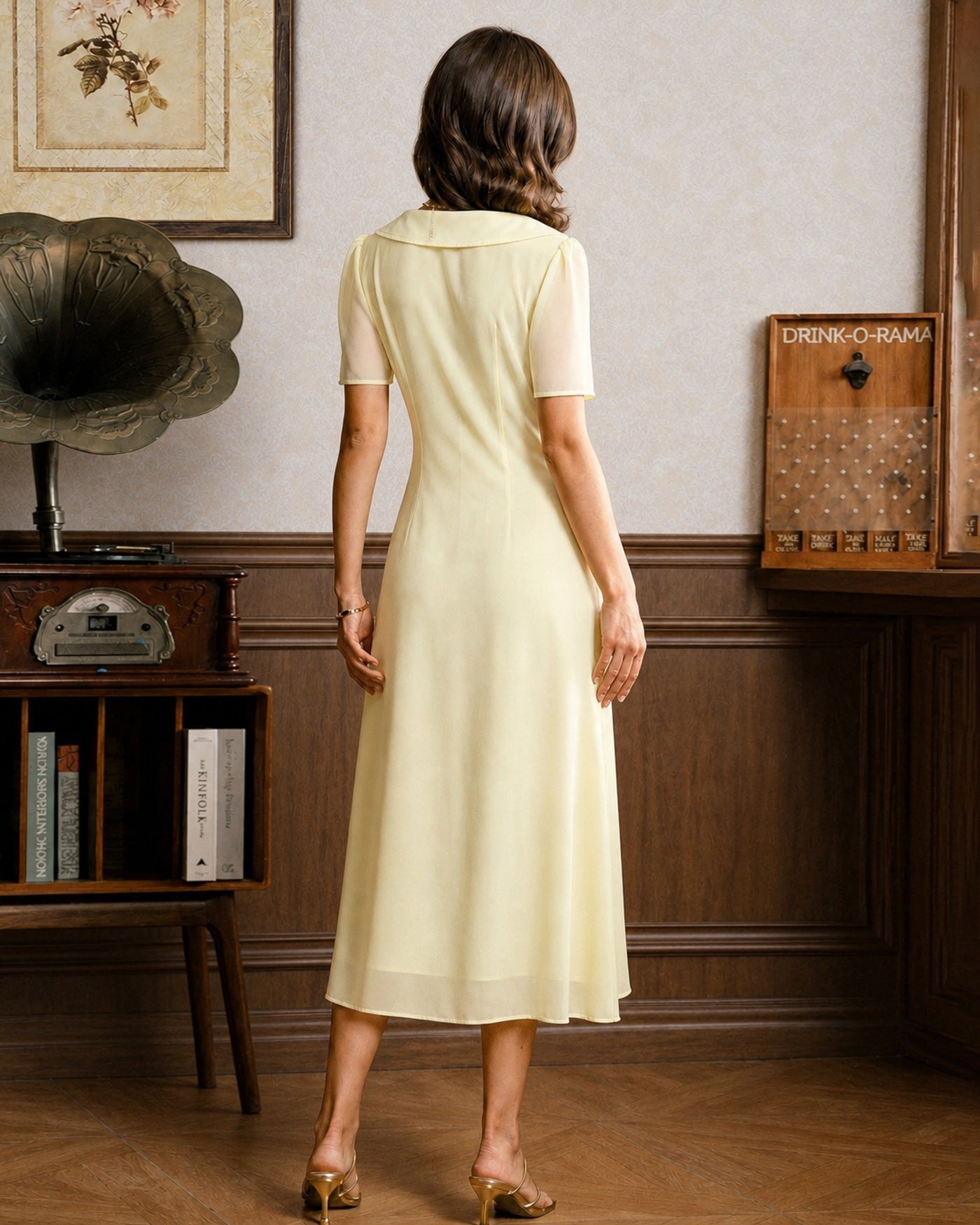 Women's  Woven Polyester Maxi  Dress Dresses - RIHOAS