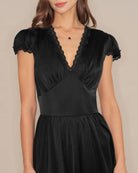 Women's Woven Polyester  Maxi Dress Dresses - RIHOAS