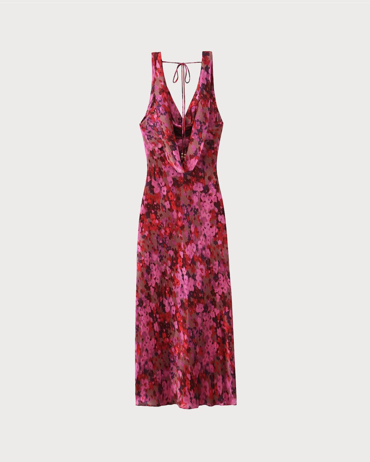 Women's Woven Polyester  Maxi Dress Dresses - RIHOAS